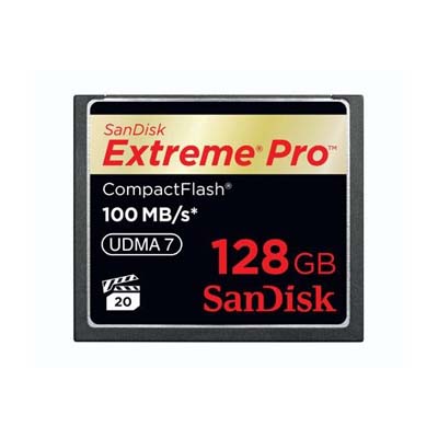 SDCFXP-128G-A91 SanDisk Extreme Pro 128GB CompactFlash (CF) Memory Card