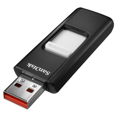 SDCZ36-004G-A11 SanDisk Cruzer 4GB USB 2.0 Flash Drive (Black / Gray)