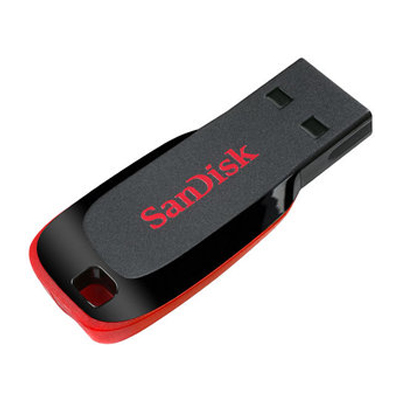SDCZ50-004G-B35 SanDisk Cruzer Blade 4GB USB 2.0 Flash Drive (Black)