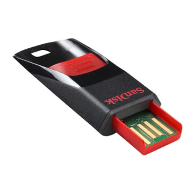 SDCZ51-004G-B35S SanDisk Cruzer Edge 4GB USB 2.0 Flash Drive (Black / Red)