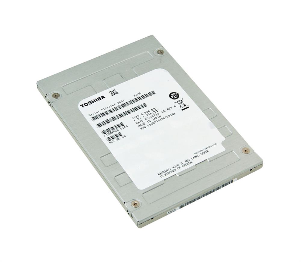 SDFCP92GEB02 Toshiba PX02SM Series 400GB eMLC SAS 12Gbps Mid Endurance (PLP / Sanitize Crypto Erase) 2.5-inch Internal Solid State Drive (SSD)