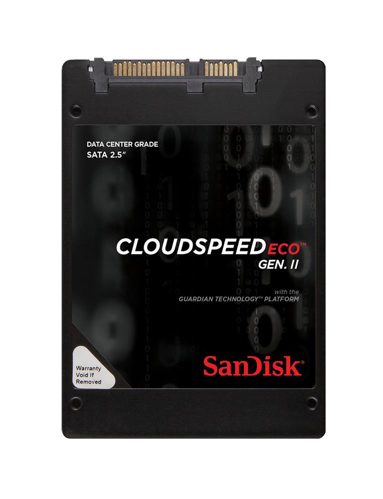SDLF1CRR-019T SanDisk CloudSpeed Eco Gen II 1.92TB MLC SATA 6Gbps 2.5-inch Internal Solid State Drive (SSD)