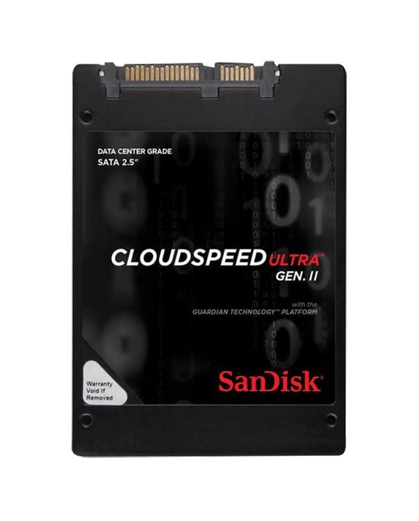 SDLF1DAM-800G-1JA1 SanDisk CloudSpeed Ultra Gen II 800GB MLC SATA 6Gbps 2.5-inch Internal Solid State Drive (SSD)