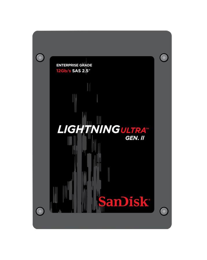 SDLTMDKW-400G-5C02 SanDisk Lightning Ultra Gen II 400GB SLC SAS 12Gbps (SED / ISE) 2.5-inch Internal Solid State Drive (SSD)