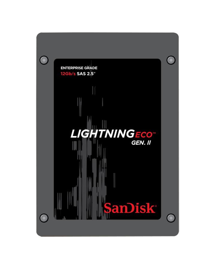 SDLTOCKR-016T SanDisk Lightning Eco Gen II 1.6TB eMLC SAS 12Gbps (SED / ISE) 2.5-inch Internal Solid State Drive (SSD)