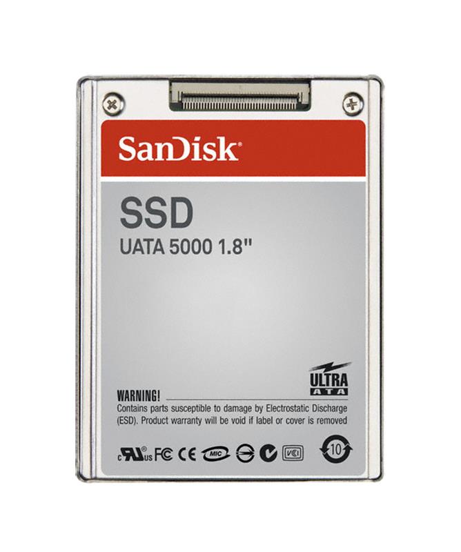 SDU5B-064G SanDisk UATA 5000 64GB ATA/IDE 1.8-inch Internal Solid State Drive (SSD)