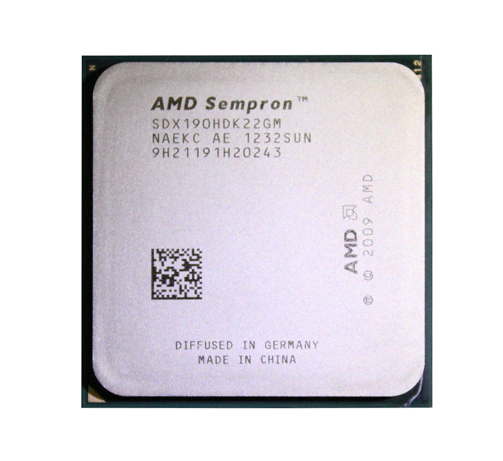 SDX190HDK22GM AMD Sempron X2 190 Dual-Core 2.50GHz 2000MHz FSB 2MB L2 Cache Socket AM2+/AM3 Processor