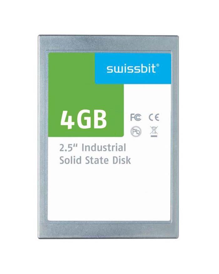 SFPA4096Q1BO2TO-I-DT-223-STD Swissbit P-120 Series 4GB SLC ATA-133 (PATA) 2.5-inch Internal Solid State Drive (SSD) (Industrial Grade)
