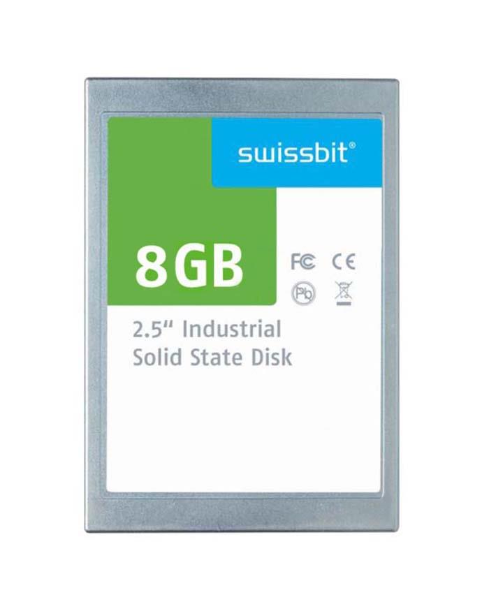 SFPA8192Q1BO2SA-I-Q1-213-STD Swissbit P-120 Series 8GB SLC ATA-133 (PATA) 2.5-inch Internal Solid State Drive (SSD) (Industrial Grade)