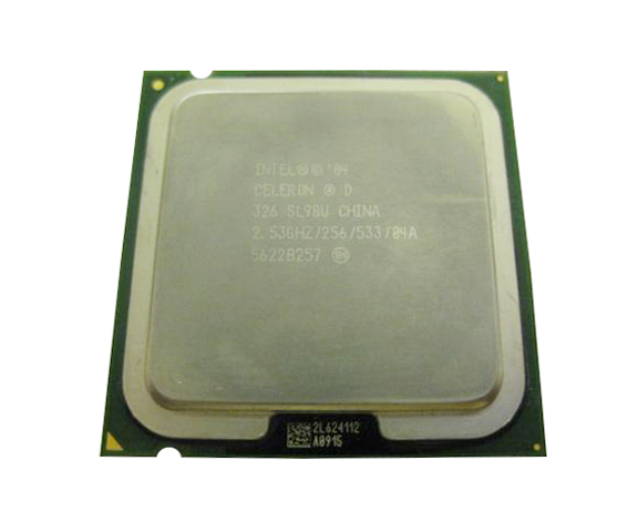 SL98U3 Intel Celeron D 326 2.53GHz 533MHz FSB 256KB L2 Cache Socket LGA775 Desktop Processor