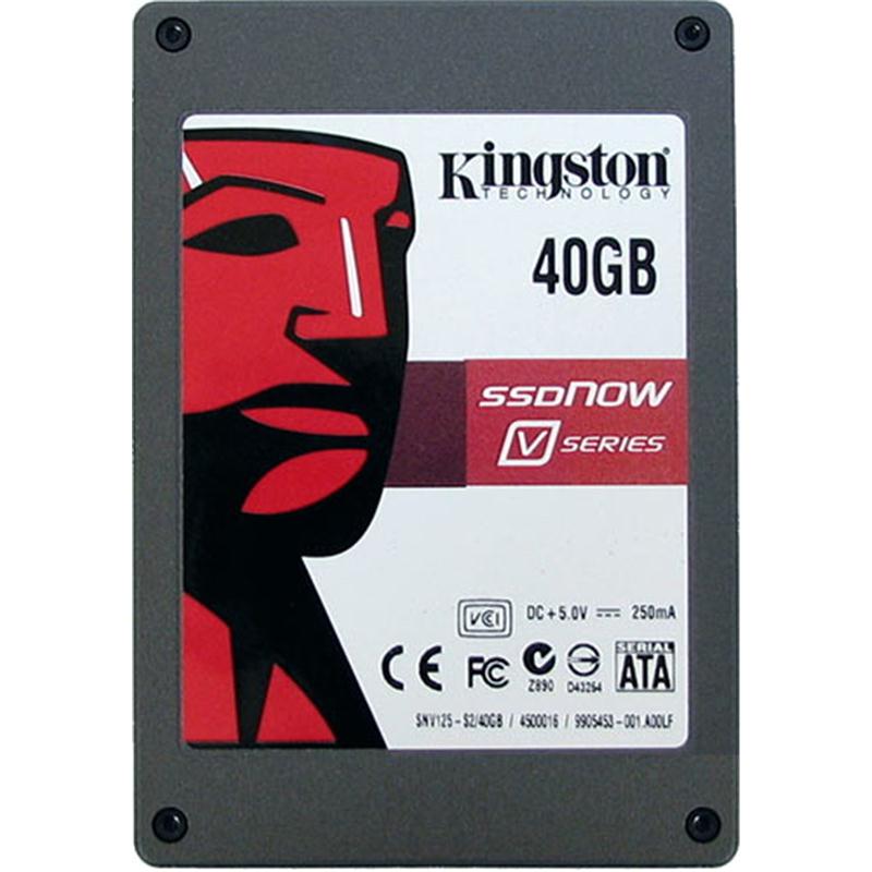 SNV125-S2/40GB Kingston SSDNow V Series 40GB MLC SATA 3Gbps 2.5-inch Internal Solid State Drive (SSD)