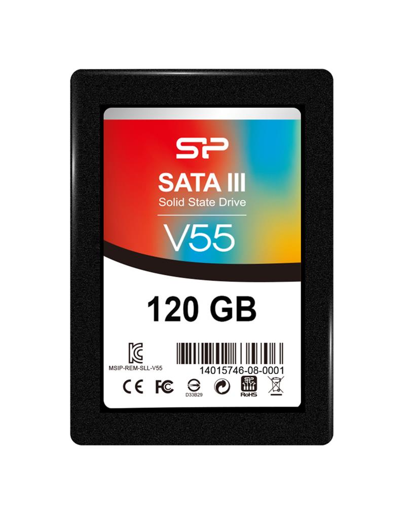 SP120GBSS3V55S25 Silicon Power Velox V55 120GB TLC SATA 6Gbps 2.5-inch Internal Solid State Drive (SSD)