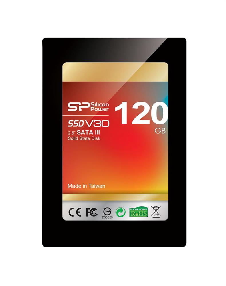 SP120GBSSDV30S25 Silicon Power Velox V30 120GB MLC SATA 6Gbps 2.5-inch Internal Solid State Drive (SSD)