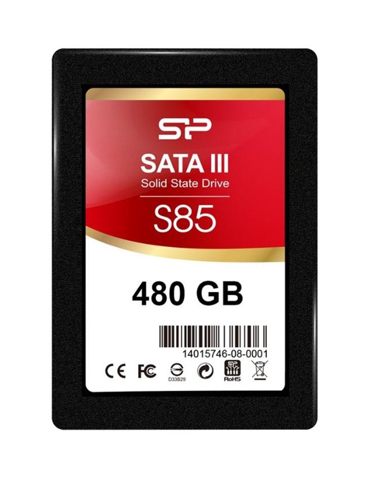 SP480GBSS3S85S25 Silicon Power Slim S85 480GB MLC SATA 6Gbps 2.5-inch Internal Solid State Drive (SSD)