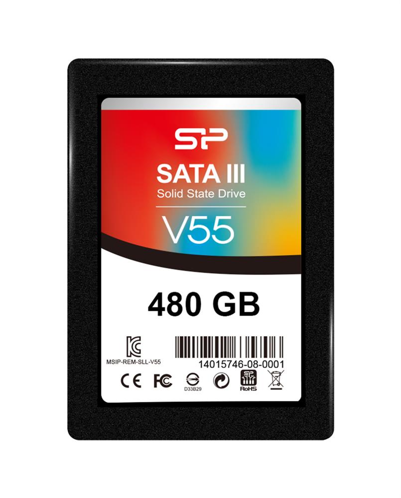 SP480GBSS3V55S25 Silicon Power Velox V55 480GB TLC SATA 6Gbps 2.5-inch Internal Solid State Drive (SSD)