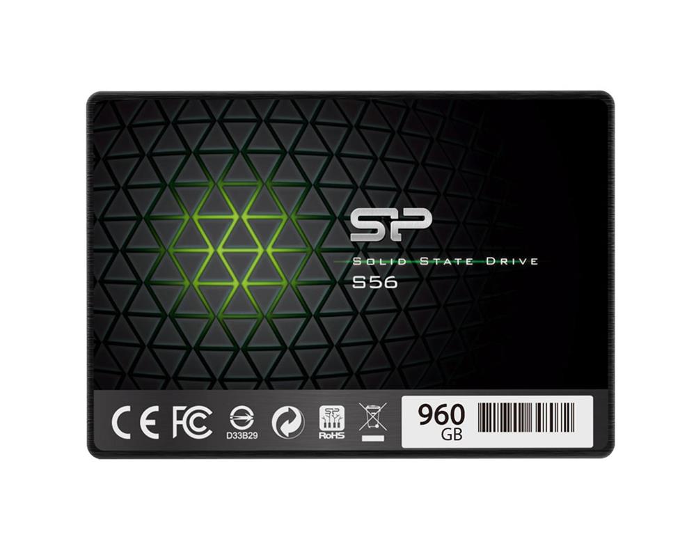 SP960GBSS3S56A25 Silicon Power Slim S56 960GB TLC SATA 6Gbps 2.5-inch Internal Solid State Drive (SSD)