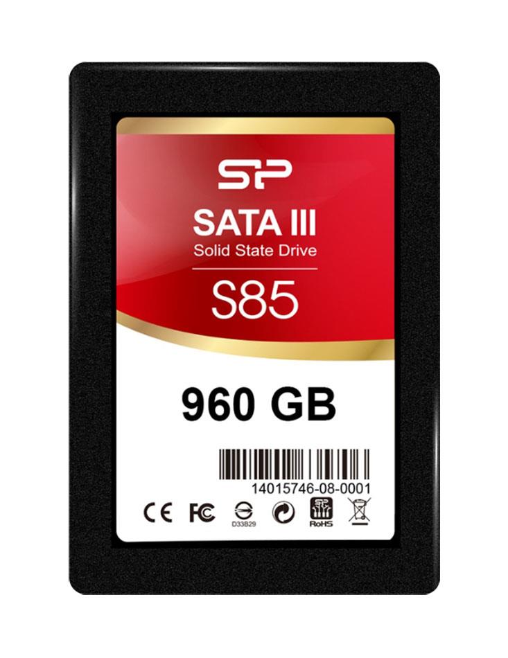 SP960GBSS3S85S25 Silicon Power Slim S85 960GB MLC SATA 6Gbps 2.5-inch Internal Solid State Drive (SSD)