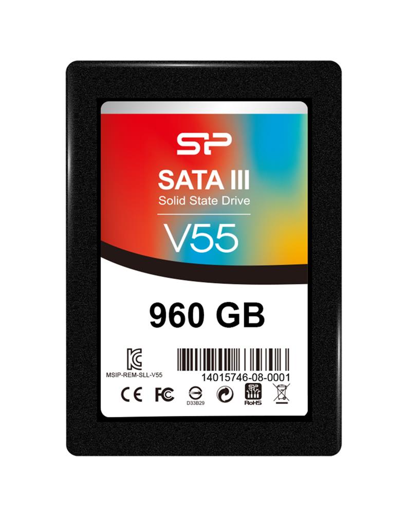 SP960GBSS3V55S25 Silicon Power Velox V55 960GB TLC SATA 6Gbps 2.5-inch Internal Solid State Drive (SSD)