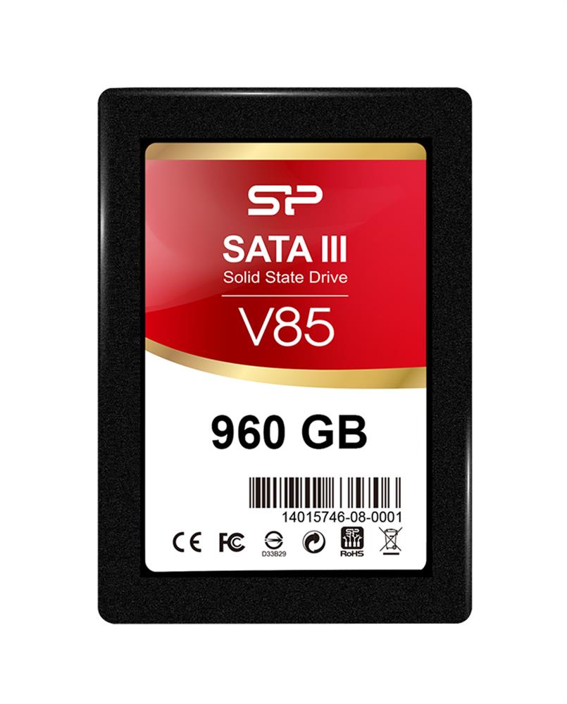 SP960GBSS3V85S25 Silicon Power Velox V85 960GB MLC SATA 6Gbps 2.5-inch Internal Solid State Drive (SSD)