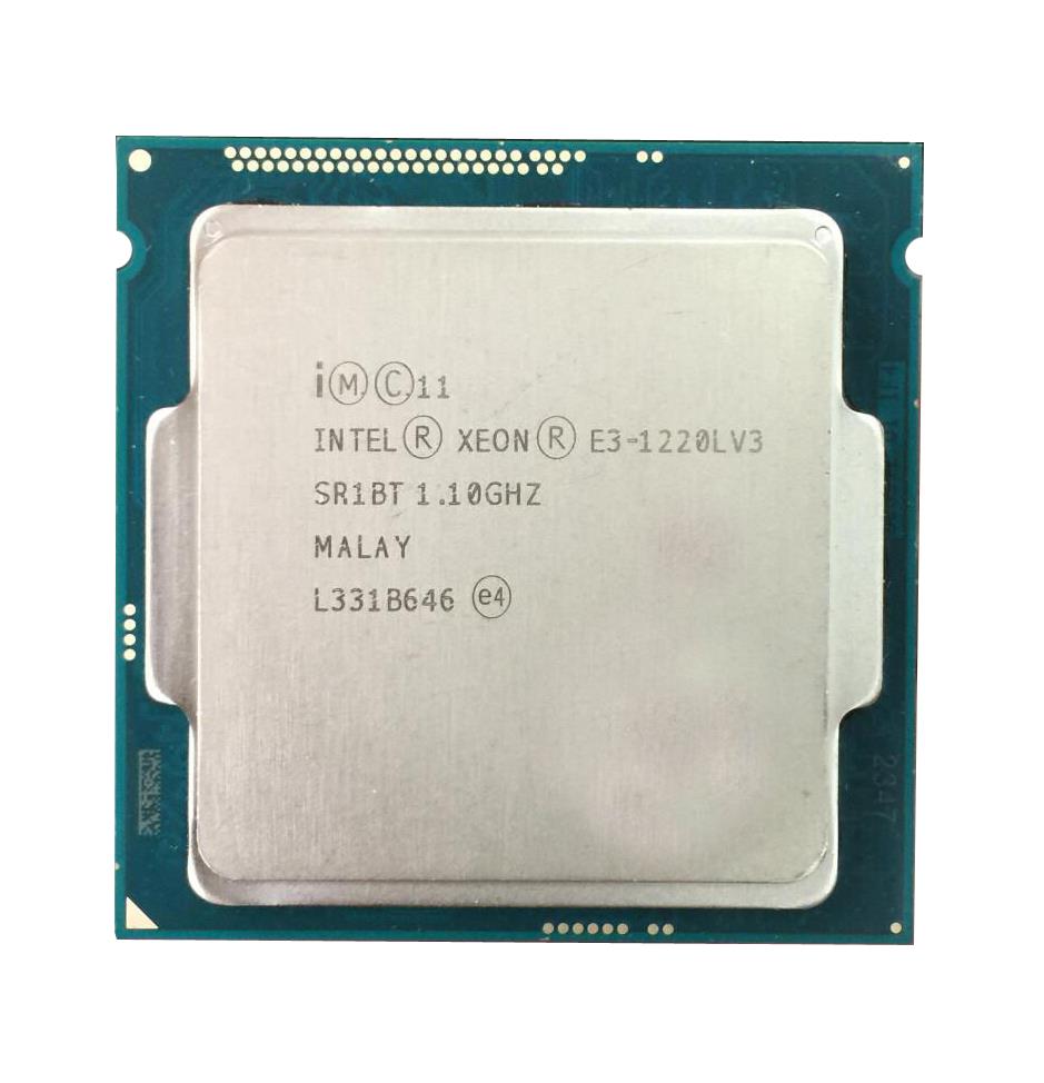 SR1BT Intel Xeon E3-1220L v3 Dual-Core 1.10GHz 5.00GT/s DMI 4MB L3 Cache Socket FCLGA1150 Processor