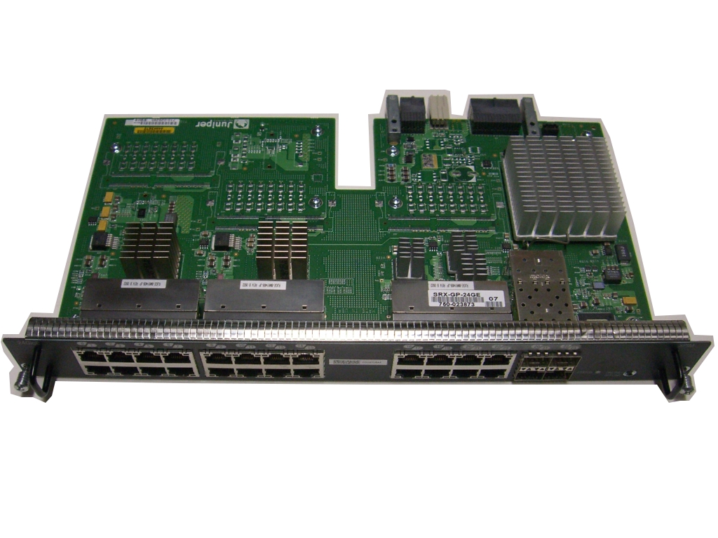 SRX-GP-24GE-POE Juniper SRX650 24-Ports 10/ 100/ 1000Base-T PoE XGPIM Includes 4 SFP Slots Switch (Refurbished)