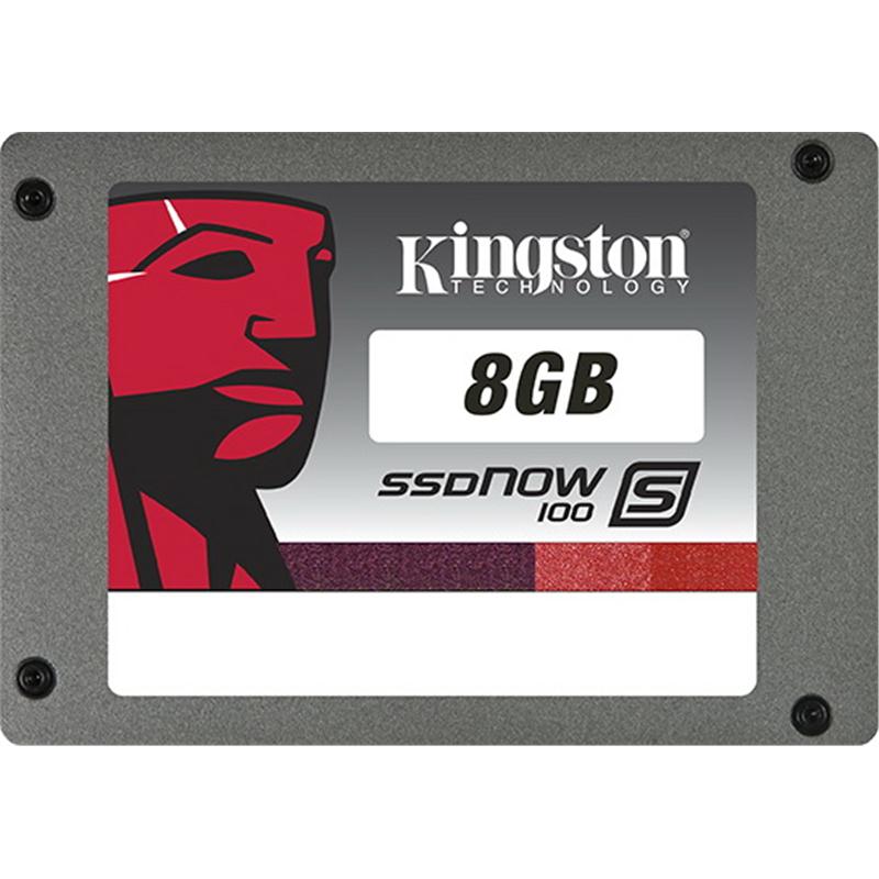 SS100S2/8G Kingston SSDNow S100 Series 8GB MLC SATA 3Gbps 2.5-inch Internal Solid State Drive (SSD)