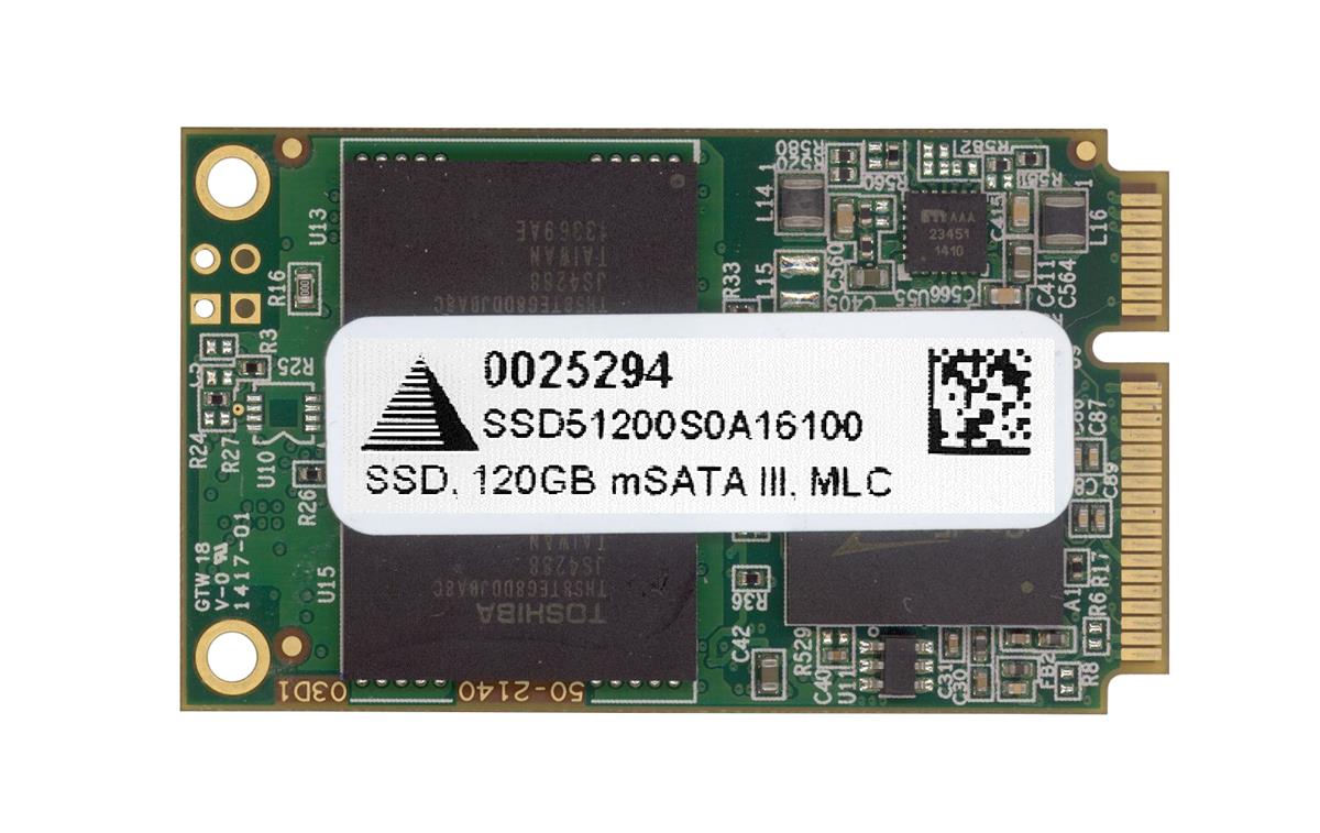 SSD51200S0A16100 Legacy 120GB MLC SATA 6Gbps mSATA Internal Solid State Drive (SSD)