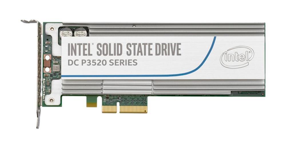 SSDPEDMX020T7 Intel DC P3520 Series 2TB MLC PCI Express 3.0 x4 NVMe (AES-256 / PLP) HH-HL Add-in Card Solid State Drive (SSD)