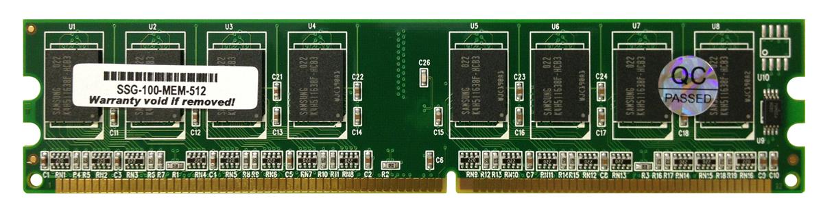 SSG-100-MEM-512 Juniper 512MB DIMM Memory Upgrade for SSG 100 Series (Refurbished)