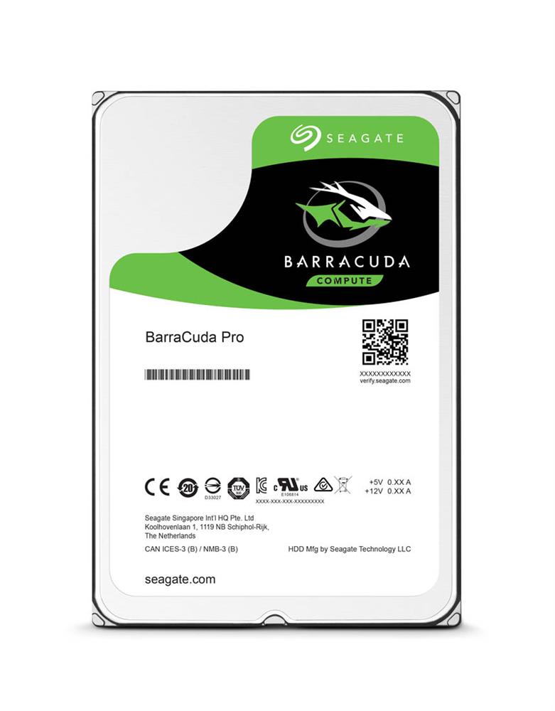 ST6000DMB04 Seagate BarraCuda Pro 6TB 7200RPM SATA 6Gbps 256MB Cache (512e) 3.5-inch Internal Hard Drive