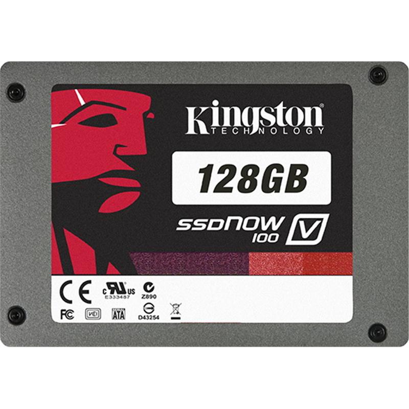 SV100S2/128GZ-A1 Kingston SSDNow V100 Series 128GB MLC SATA 3Gbps 2.5-inch Internal Solid State Drive (SSD)