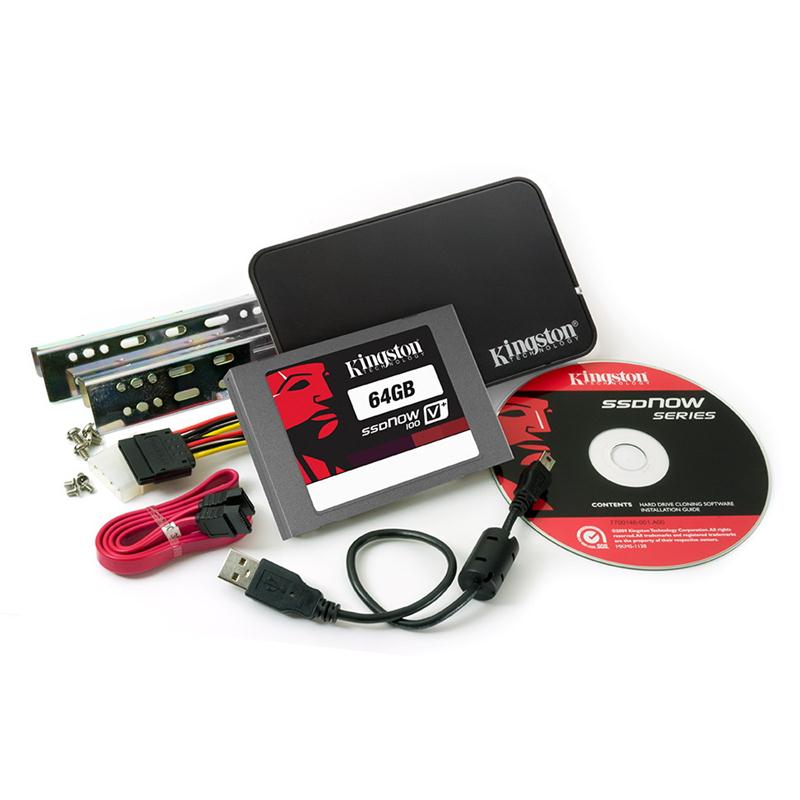 SVP100S2B/64G Kingston SSDNow V+100 Series 64GB MLC SATA 3Gbps 2.5-inch Internal Solid State Drive (SSD)
