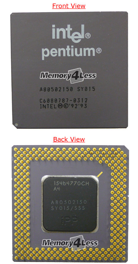 SY015 Intel Pentium 150MHz 60MHz FSB 8KB L1 Cache Socket SPGA Processor