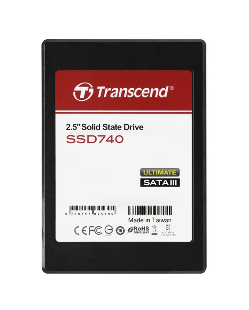 TS128GSSD740 Transcend SSD740 128GB MLC SATA 6Gbps 2.5-inch Internal Solid State Drive (SSD)