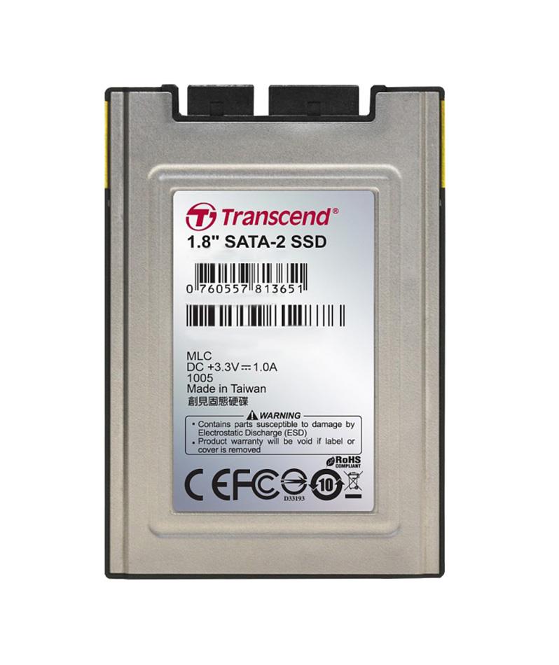 TS64GSSD18S-M Transcend SSD18S-M 64GB MLC SATA 3Gbps 1.8-inch Internal Solid State Drive (SSD)