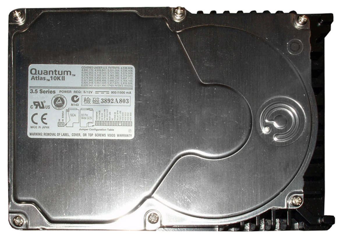 TY73L0XX Quantum Atlas 10K II 73.4GB 10000RPM Ultra-160 SCSI 68-Pin 8MB Cache 3.5-inch Internal Hard Drive