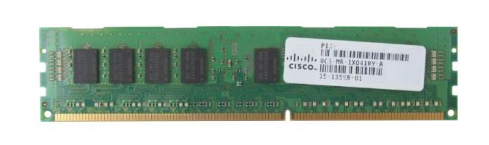 UCS-MR-1X041RY-A= Cisco 4GB PC3-12800 DDR3-1600MHz ECC Registered CL11 240-Pin DIMM 1.35V Low Voltage Single Rank Memory Module