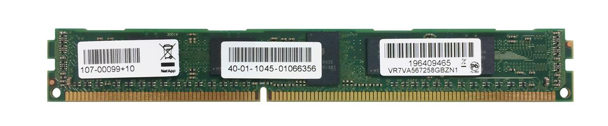 VR7VA567258GBZ Viking 2GB PC3-6400 DDR3-800MHz ECC Registered CL6 240-Pin DIMM Very Low Profile (VLP) Memory Module