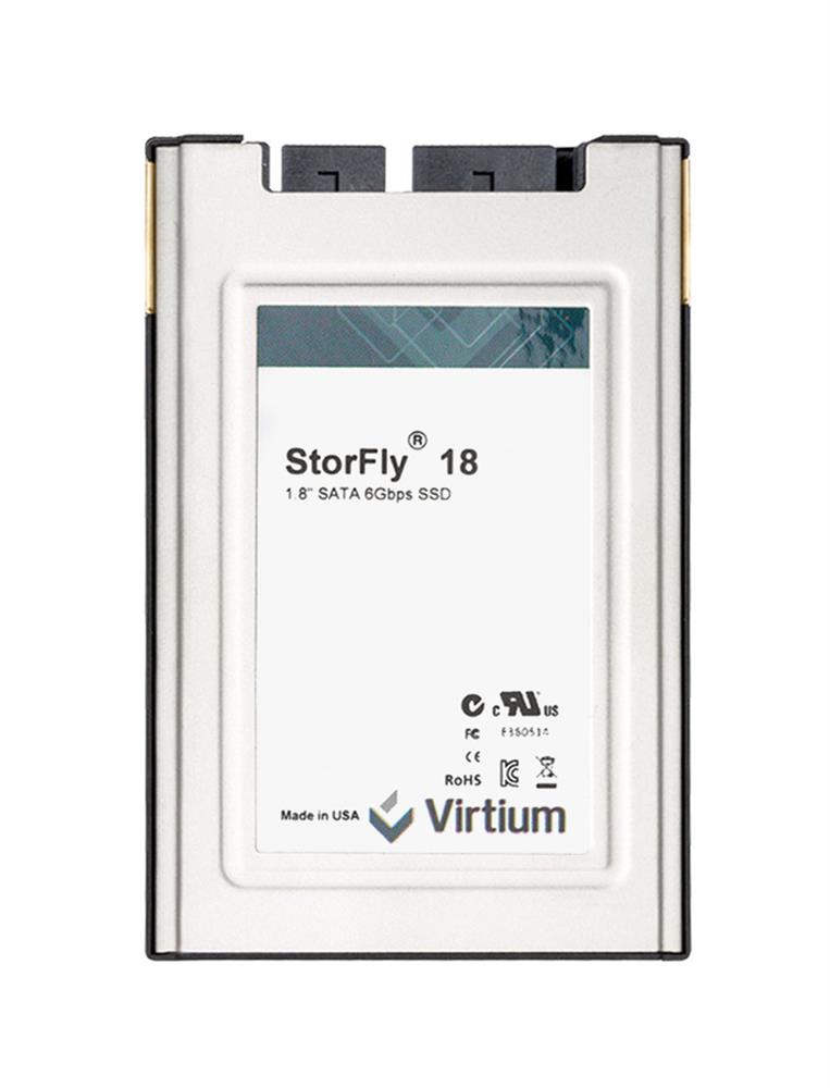 VSFB18CI030G-100 Virtium StorFly 18 Series 30GB MLC SATA 6Gbps 1.8-inch Internal Solid State Drive (SSD) (Industrial Grade)