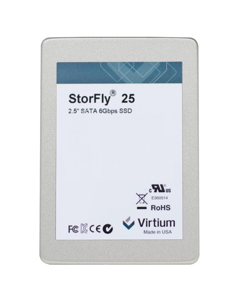 VSFB25XI120G-160 Virtium StorFly 25 Series 120GB MLC SATA 6Gbps 2.5-inch Internal Solid State Drive (SSD) (Industrial Grade)