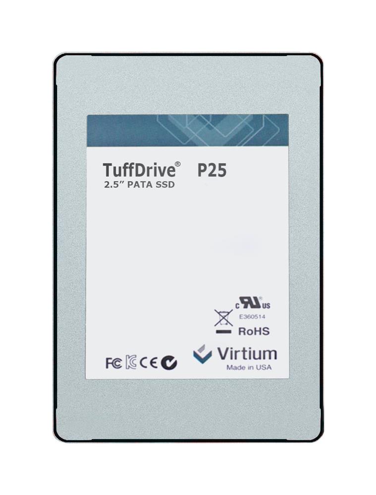 VTDP25PI032G-104 Virtium TuffDrive P25 Series 32GB SLC ATA/IDE (PATA) 2.5-inch Internal Solid State Drive (SSD) (Industrial Grade)