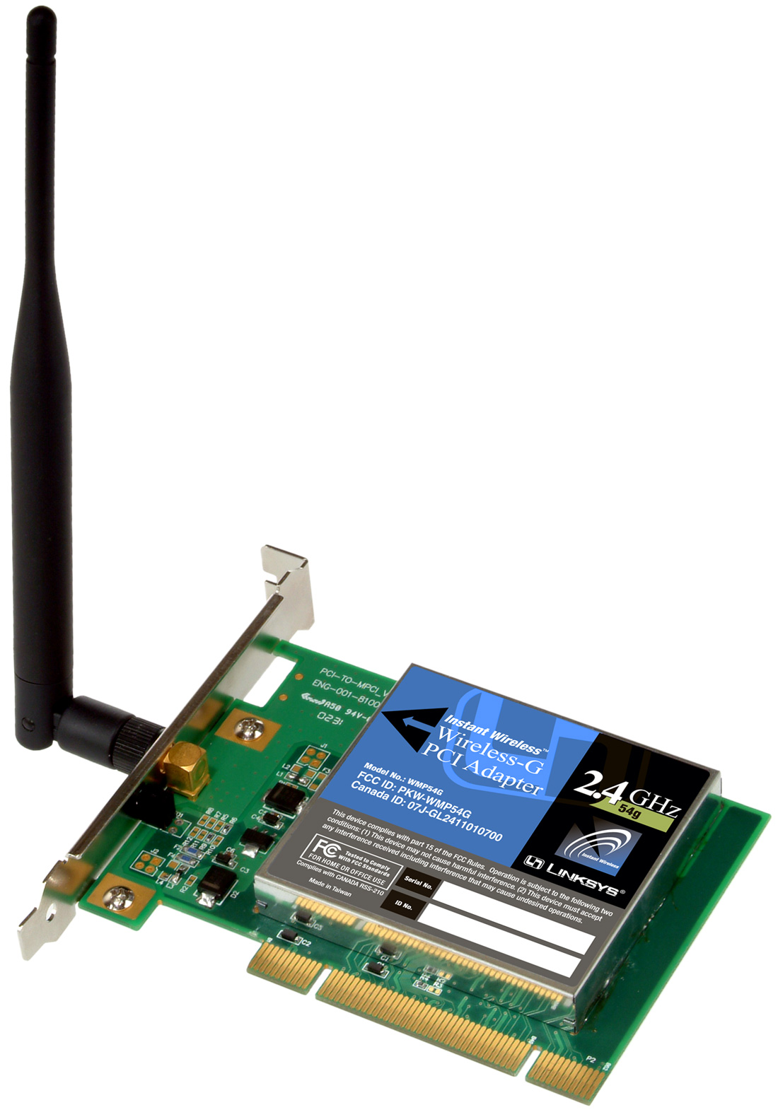 WMP54G Linksys Wireless-G PCI 54Mbps Wireless Adapter