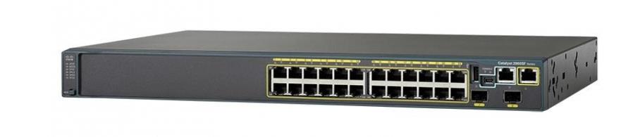 WS-C2960S-F24TS-S Cisco Catalyst 2960 SF Series 24-Ports 10/100 RJ-45 Manageable Rack-mountable Fast Ethernet Switch with 4x SFP GE Uplink Ports (Refurbished)