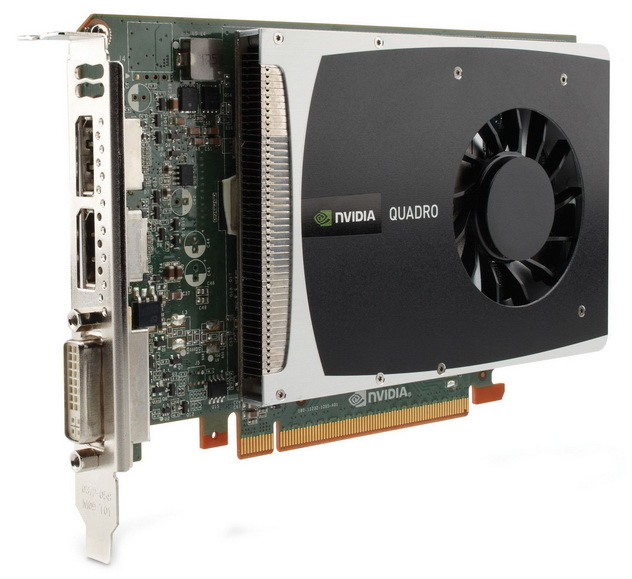 WS094ET HP Quadro 2000 Graphics Card PCI Express 2.0 x16 1GB GDDR5 SDRAM 2560 x 1600