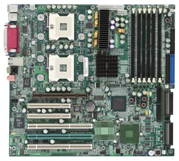 X5DA8 SuperMicro Dual Socket mPGA604 Intel E7505 Chipset Intel Xeon Processors Support DDR2 6x DIMM Extended-ATX Server Motherboard (Refurbished)