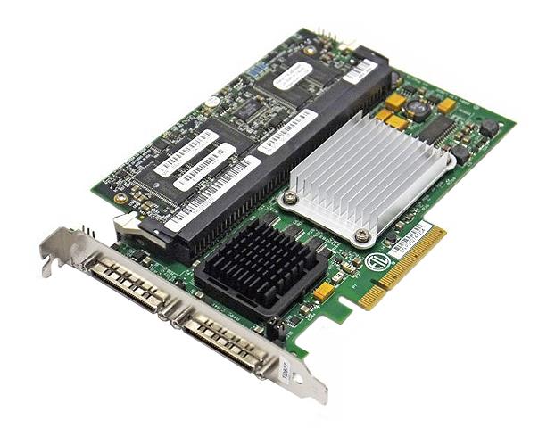 X6847 Dell PERC 4e/DC 128MB Cache 64-bit Ultra-320 SCSI LVD Dual Channel PCI Express RAID Controller Card