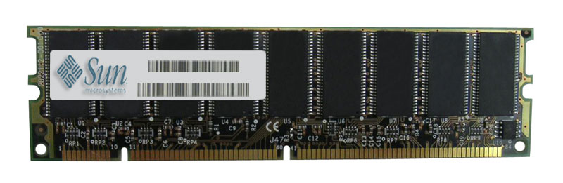 X6993A Sun 512MB PC133 133MHz ECC Unbuffered CL3 168-Pin DIMM Memory Module