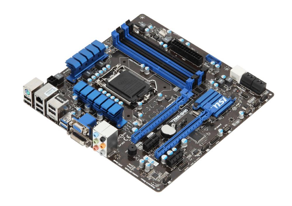 Z77MA-G45 MSI Socket LGA 1155 Intel Z77 Express Chipset Core i7 Processors Support DDR3 4x DIMM 2x SATA 6.0Gb/s Micro-ATX Motherboard (Refurbished)
