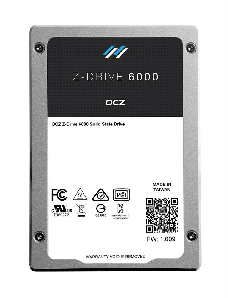 ZD605M020-0800G OCZ ZD6000 Series 800GB MLC PCI Express 3.0 x4 NVMe Read Intensive (AES-256 / PLP) U.2 2.5-inch Internal Solid State Drive (SSD)