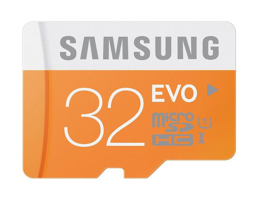 MB-MP32D/EU Samsung EVO 32GB Class 10 microSDHC UHS-I Flash Memory Card